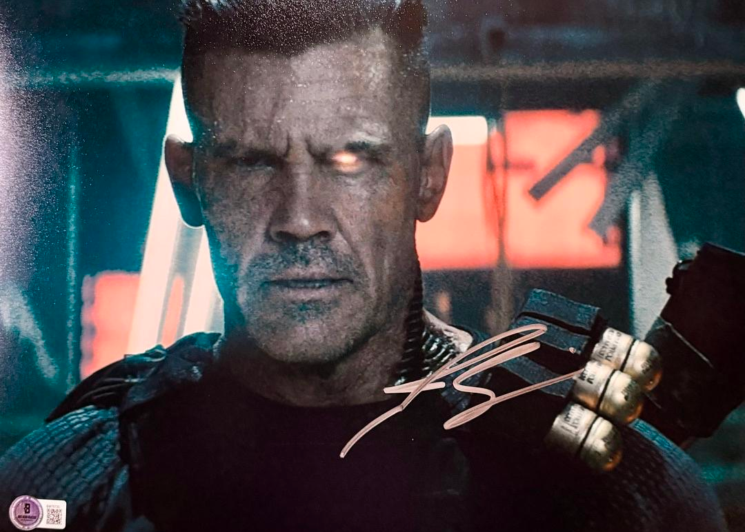 Josh Brolin Signed 8x10 Photo Cable (Deadpool) - Beckett COA